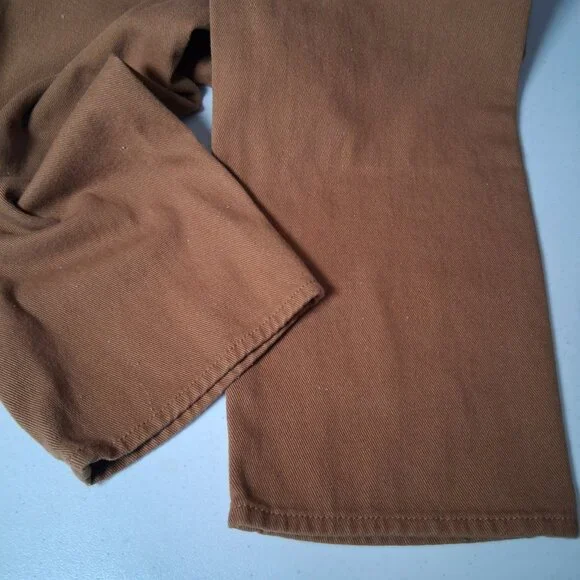 Empyre Double Knee Pants Size 30x27 Brown Canvas Work Streetwear READ - Picture 11 of 16